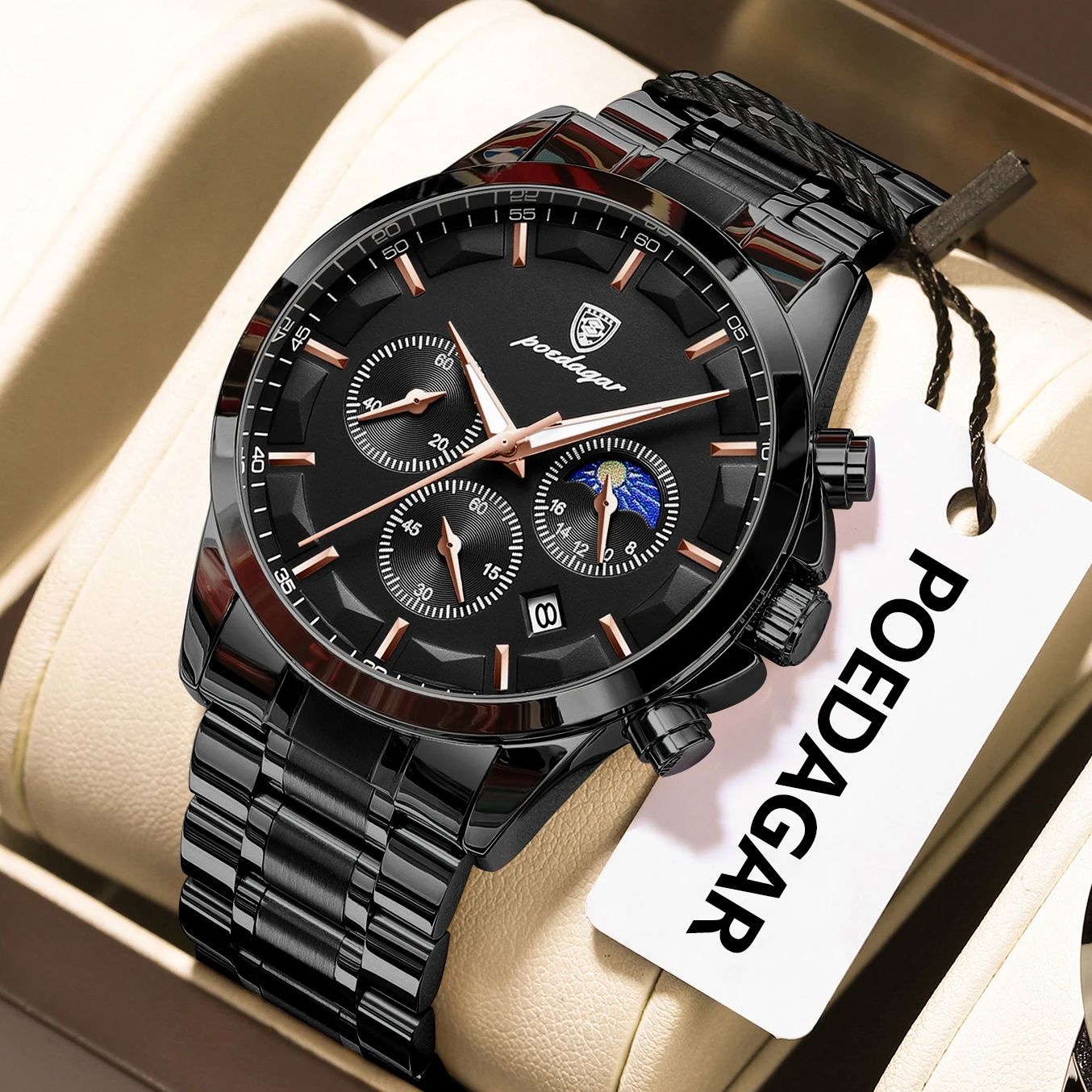 Men'S Fashion Magazine - POEDAGAR Top Fashion Men's Watches Waterproof