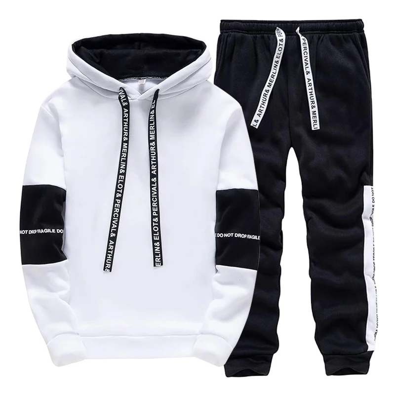 Men'S Fashion Usa - Tracksuit for Man Casual Hooded Sweatshirts
