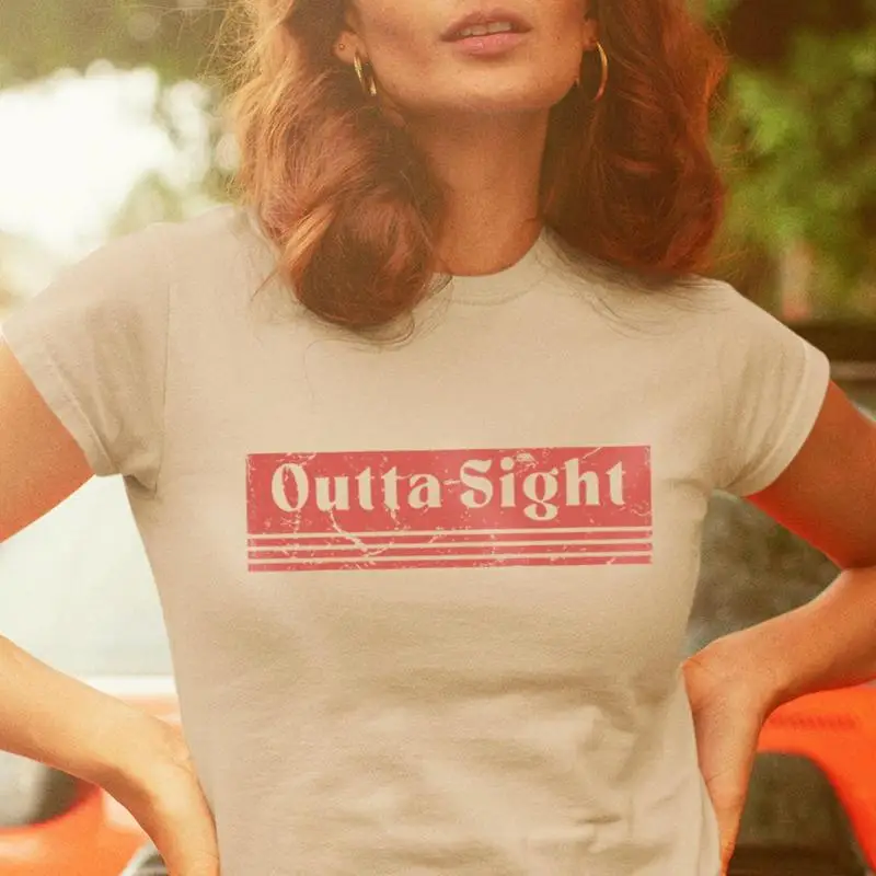 Men'S Fashion 70S - Outta Sight T Shirt 70s Retro