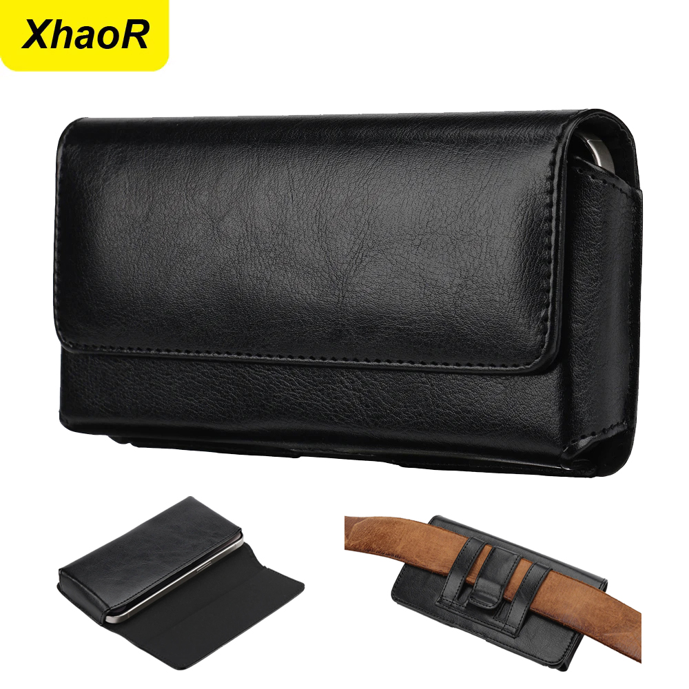 Belt Mens Fashion - Universal Leather Belt Clip Bag Case