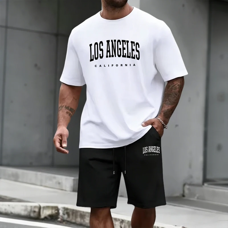 Men'S Fashion For Summer 2026 - Men's Tracksuit Short Sleeve Top and