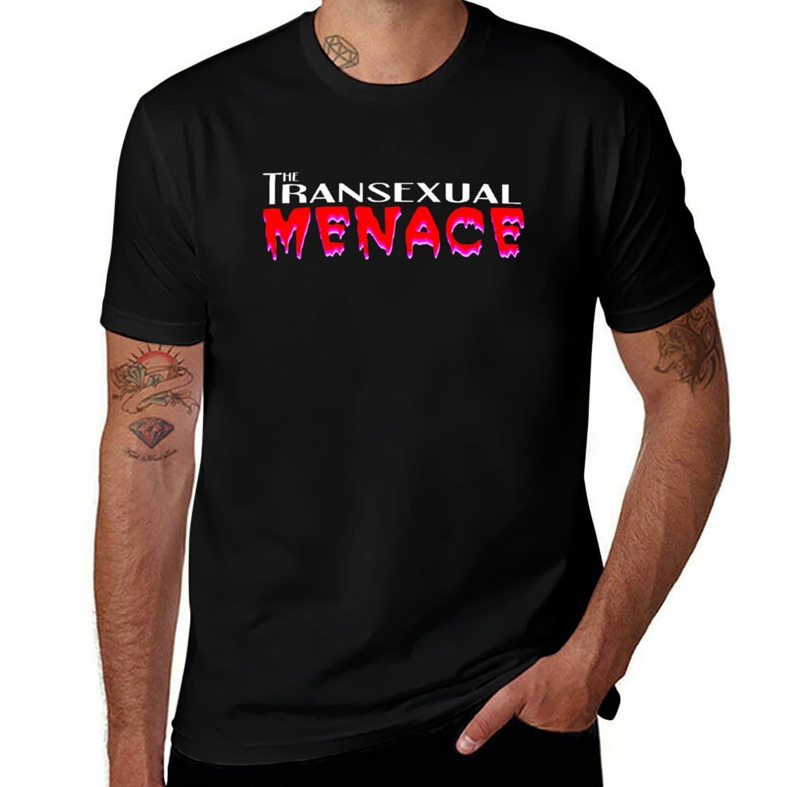 Men'S Fashion History - The Transexual Menace (Mimeographic History) T-Shirt