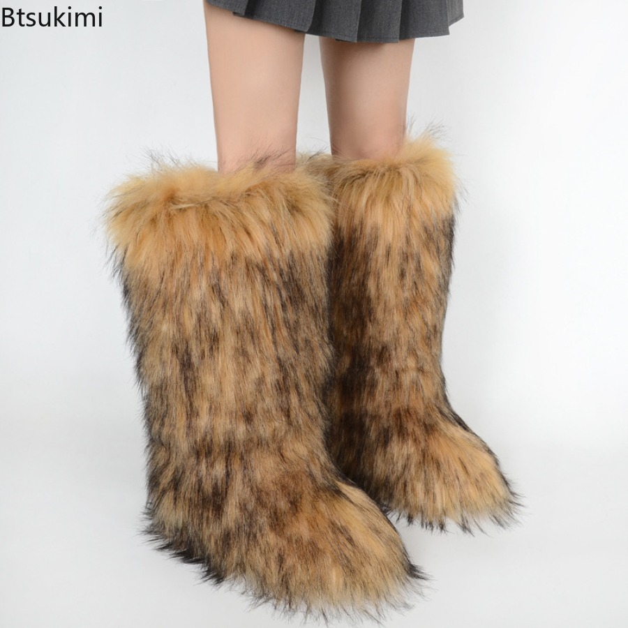 Belt Mens Fashion - New Warm Plush Womens Knee High