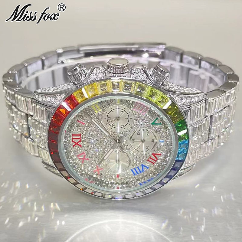 Men'S Fashion Magazine - MISSFOX Sang Trọng Đá Đồng Hồ