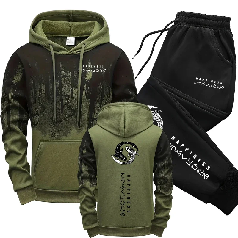 Men'S Fashion Usa - Japanese Fashion Men's Tracksuit Hoodies Sweatpants