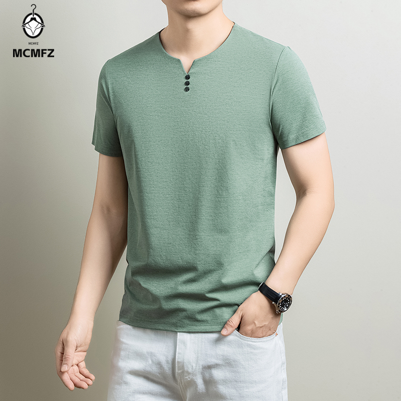 Men'S Fashion Undershirt - Mens Basic Henley T Shirt Comfortable