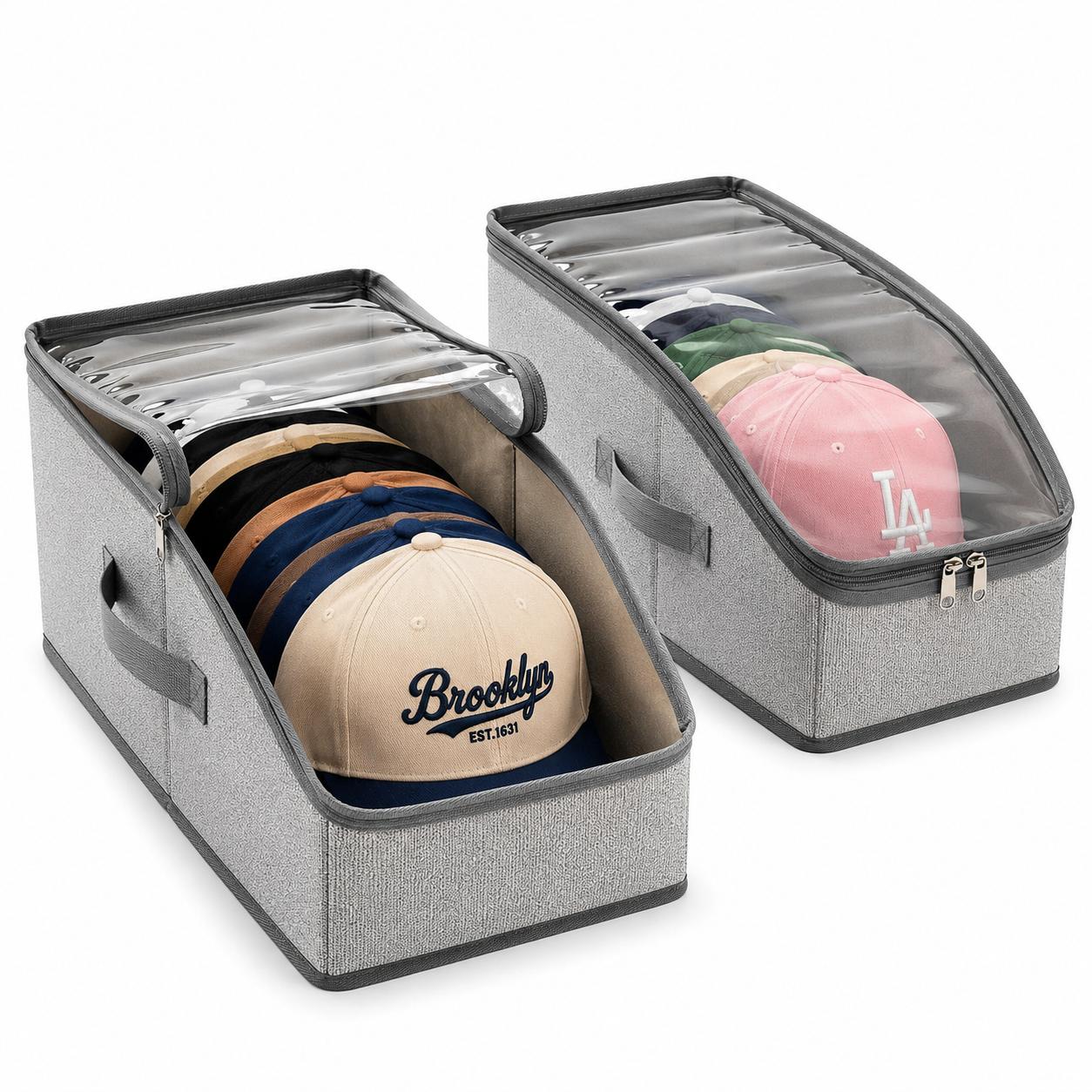 Trucker Hat Cap - Baseball Cap Organizer Storage Bag with