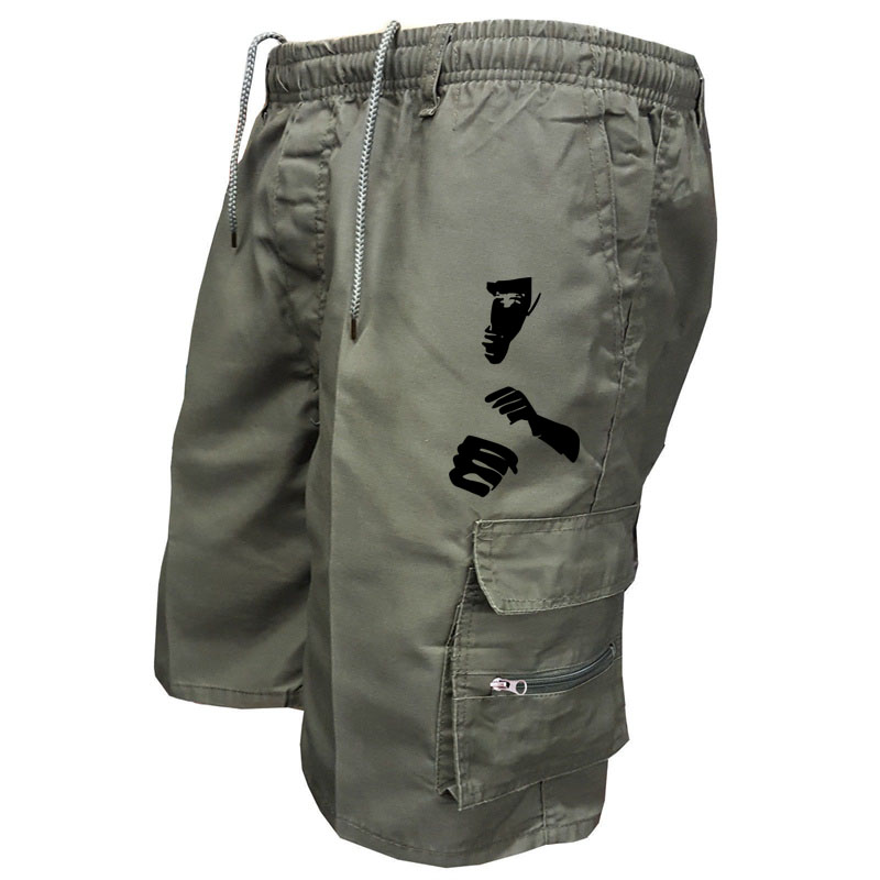 Fashion Print Workwear Shorts  - đánh giá và giá Mens Fashion Workwear