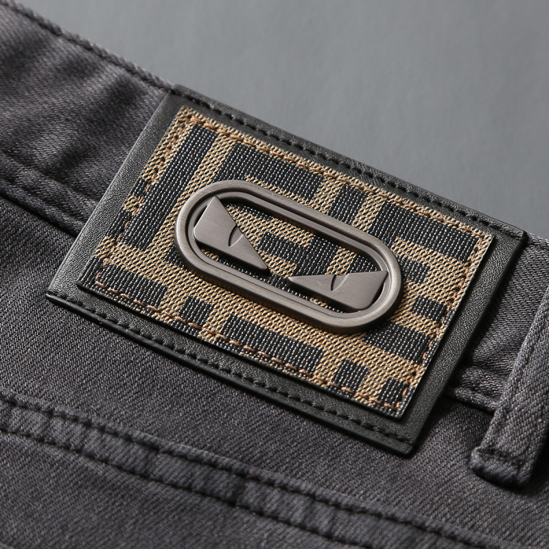 2025 autumn new trendy brand j - đánh giá và giá Men'S Fashion Grey Jeans
