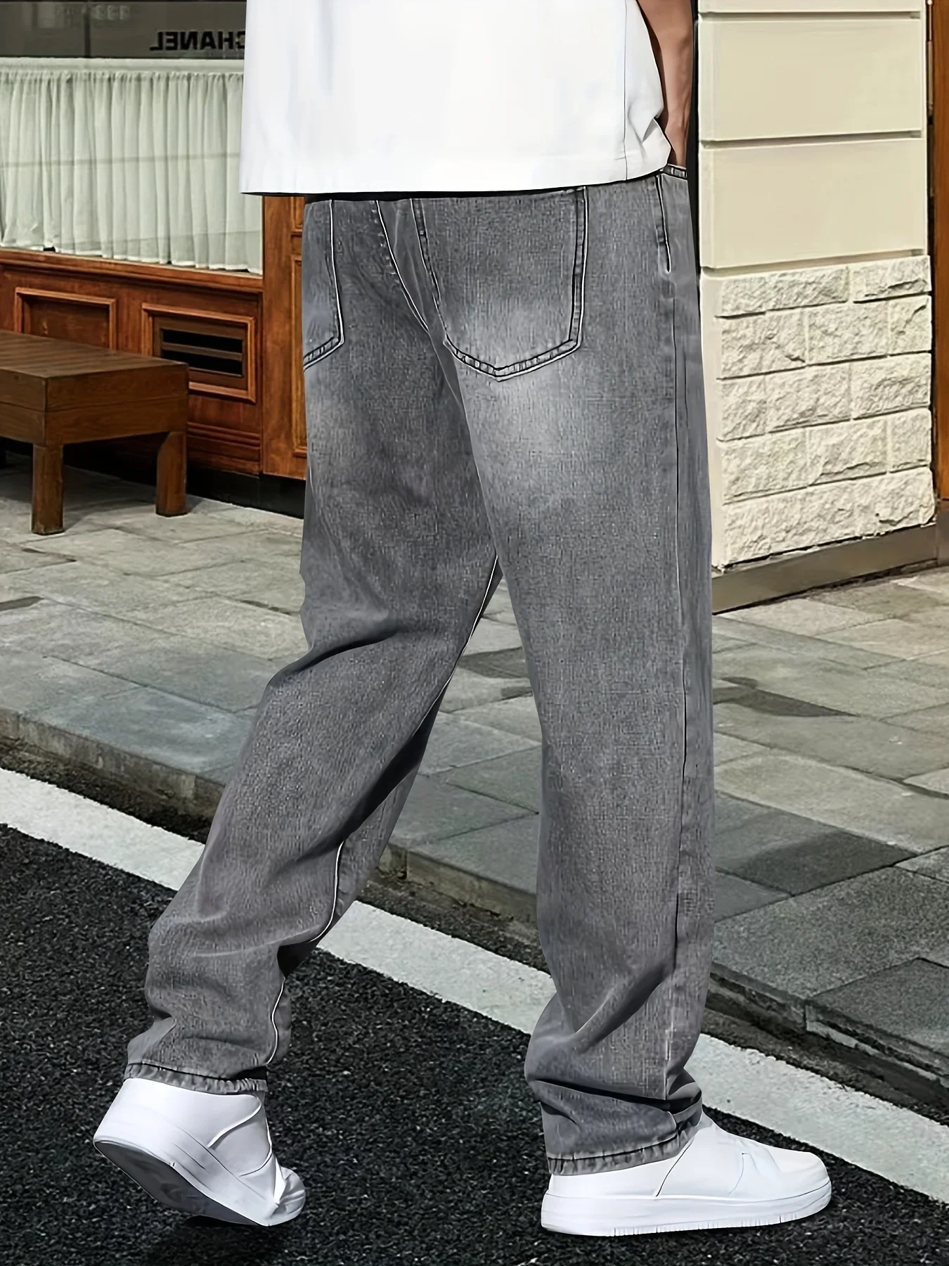 Men's fashion grey jeans casua - đánh giá và giá Men'S Fashion Grey Jeans