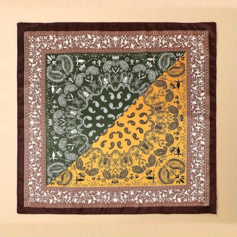 Paisley Printed Square Wrap, S - đánh giá và giá Men'S Fashion Head Scarf