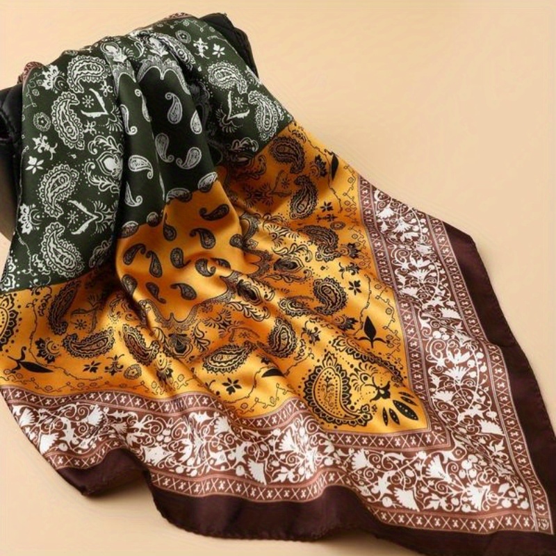 Paisley Printed Square Wrap, S - đánh giá và giá Men'S Fashion Head Scarf