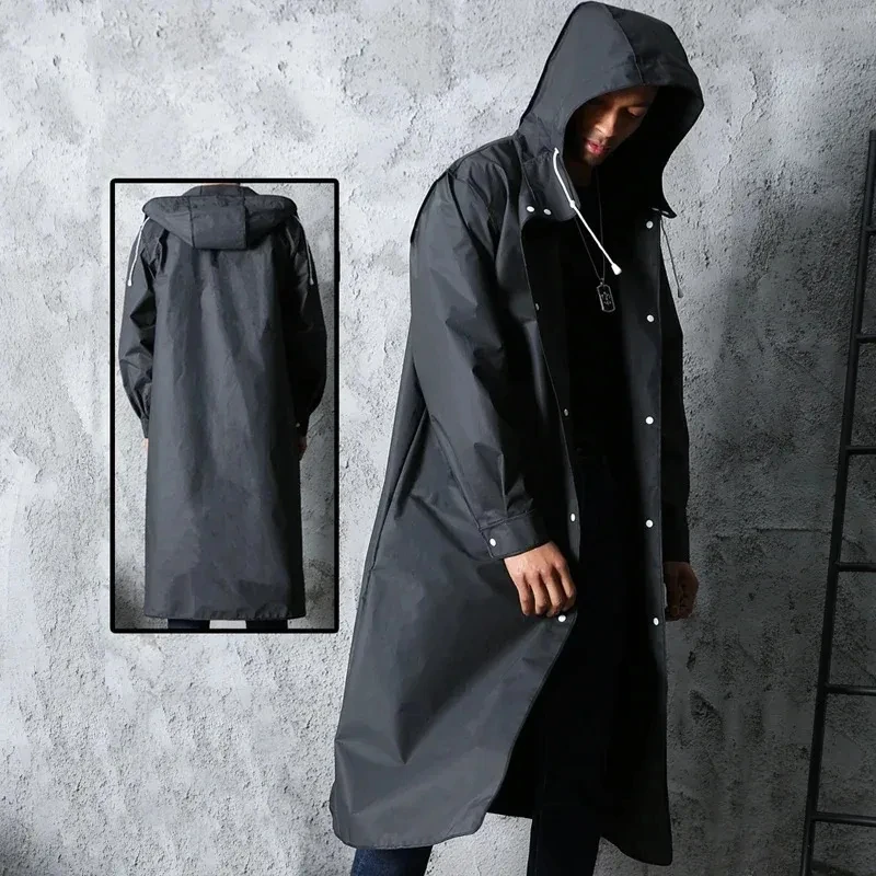 Black Fashion Adult Waterproof - đánh giá và giá Mens Fashion Poncho