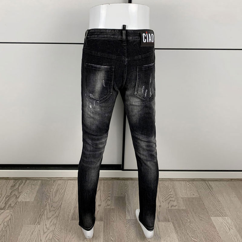 Street Fashion Men's Tight Bla - đánh giá và giá Men'S Fashion Grey Jeans
