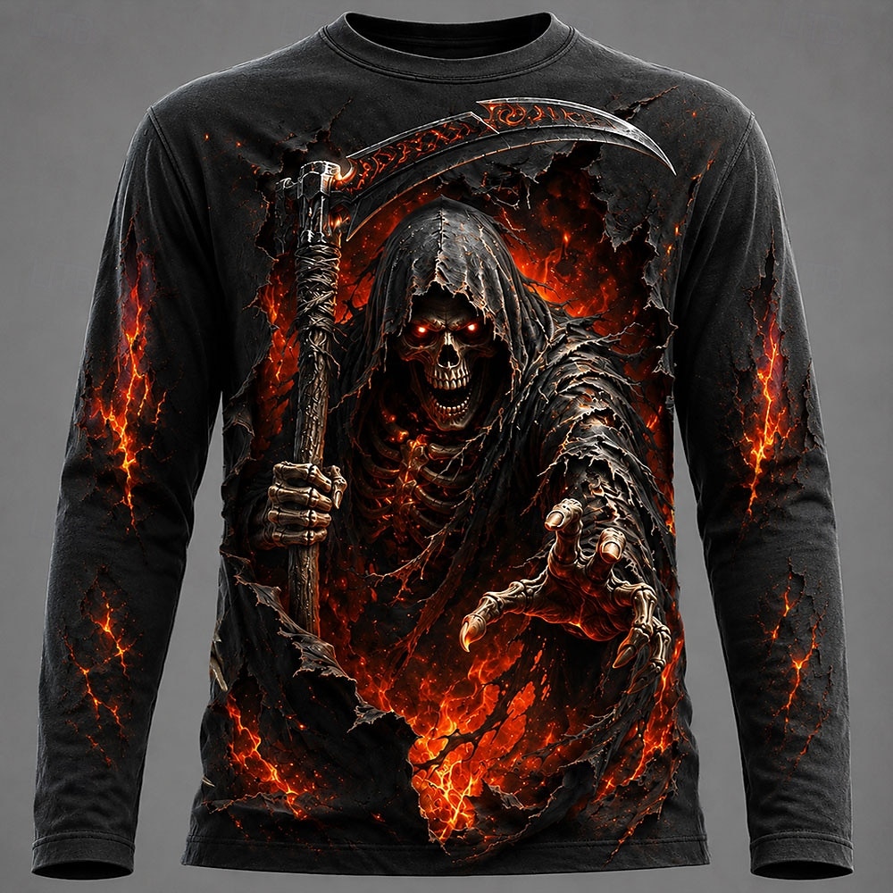 Halloween Men 3D Graphic Print - đánh giá và giá Mens Fashion Summer