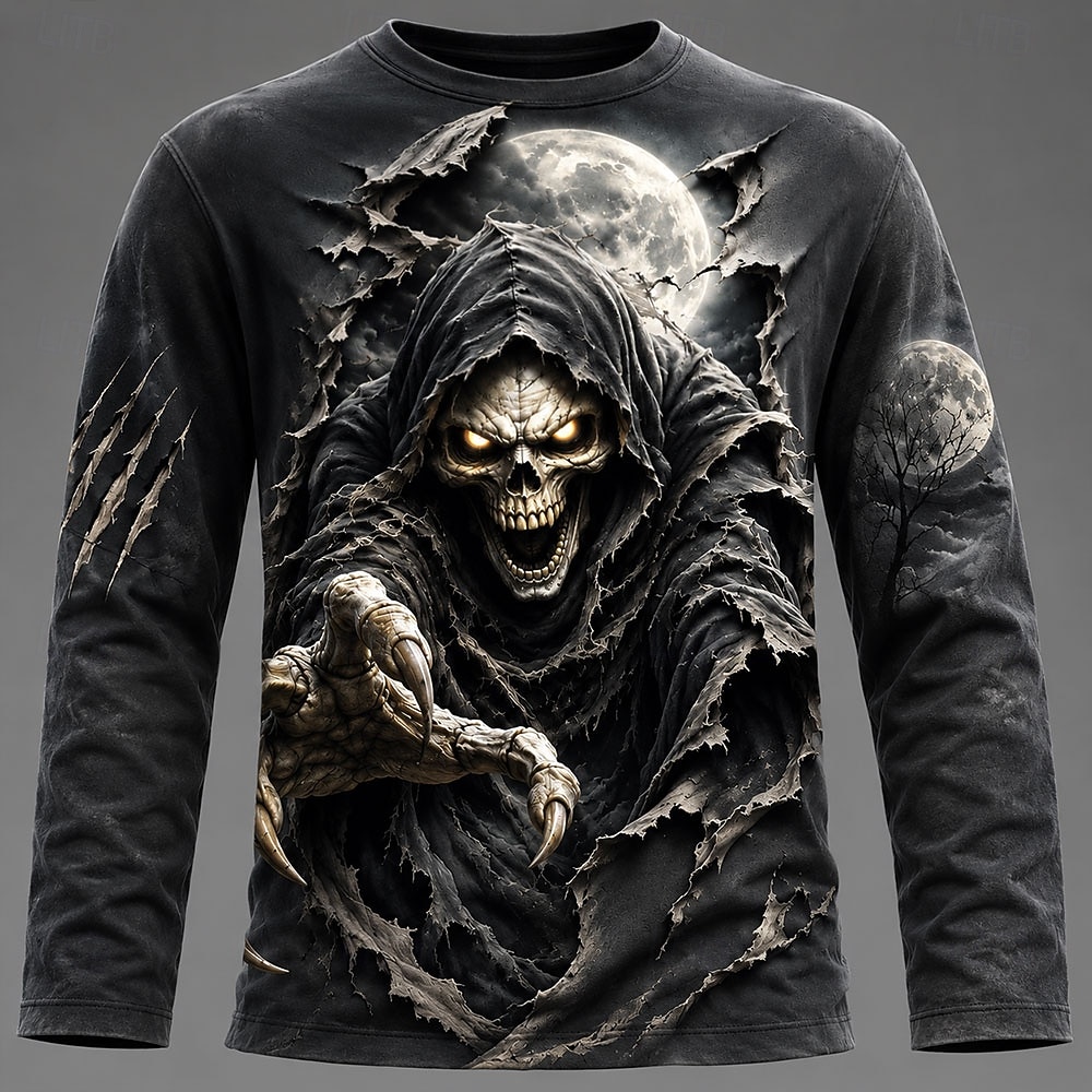 Halloween Men 3D Graphic Print - đánh giá và giá Mens Fashion Summer
