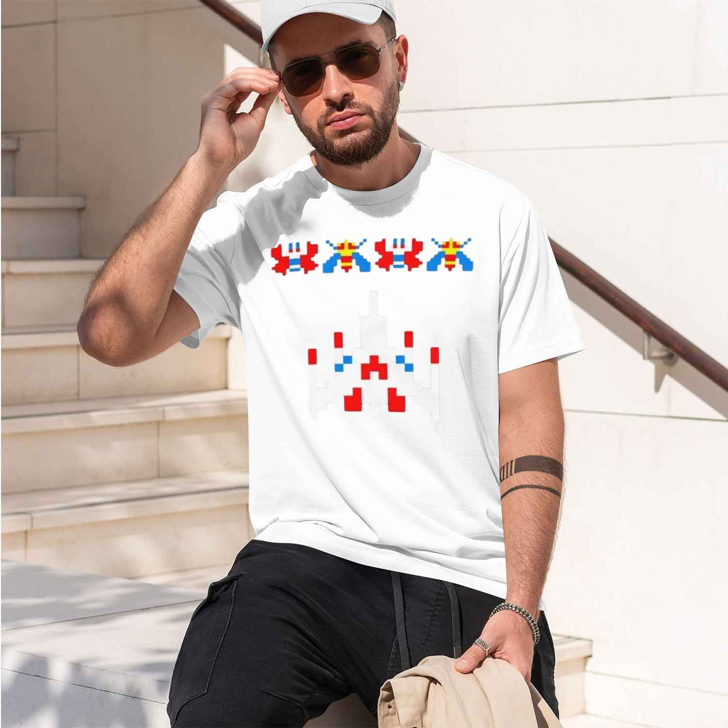 80s 70s Arcade Galaga Video Ga - đánh giá và giá Men'S Fashion 70S