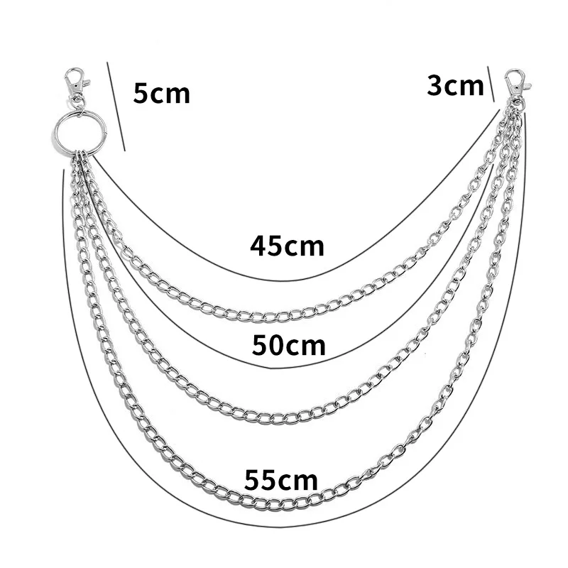 Layer Metal Belt Chain Punk Ho - đánh giá và giá Belt Mens Fashion