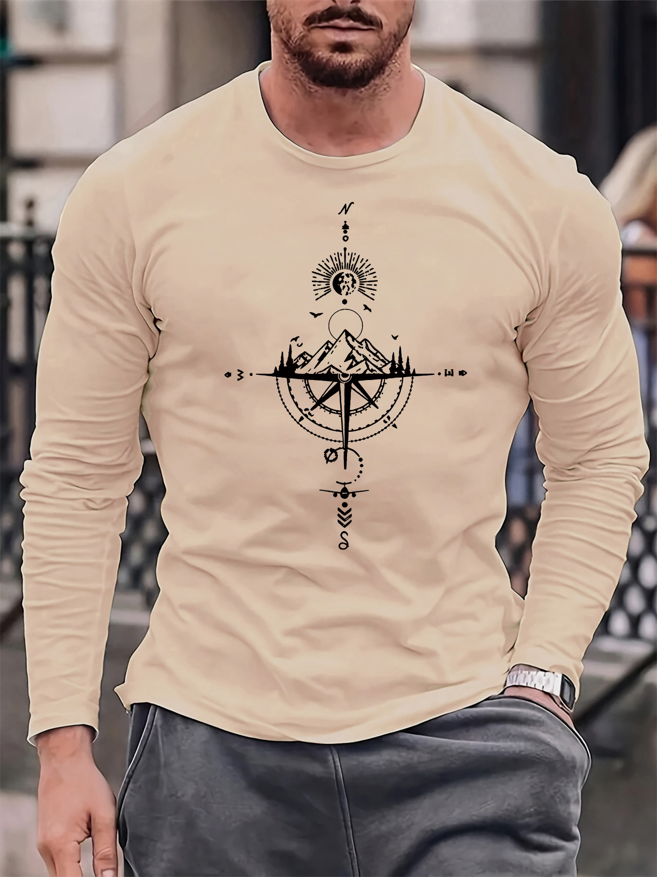 100% pure cotton men's long sl - đánh giá và giá Men'S Fashion Undershirt