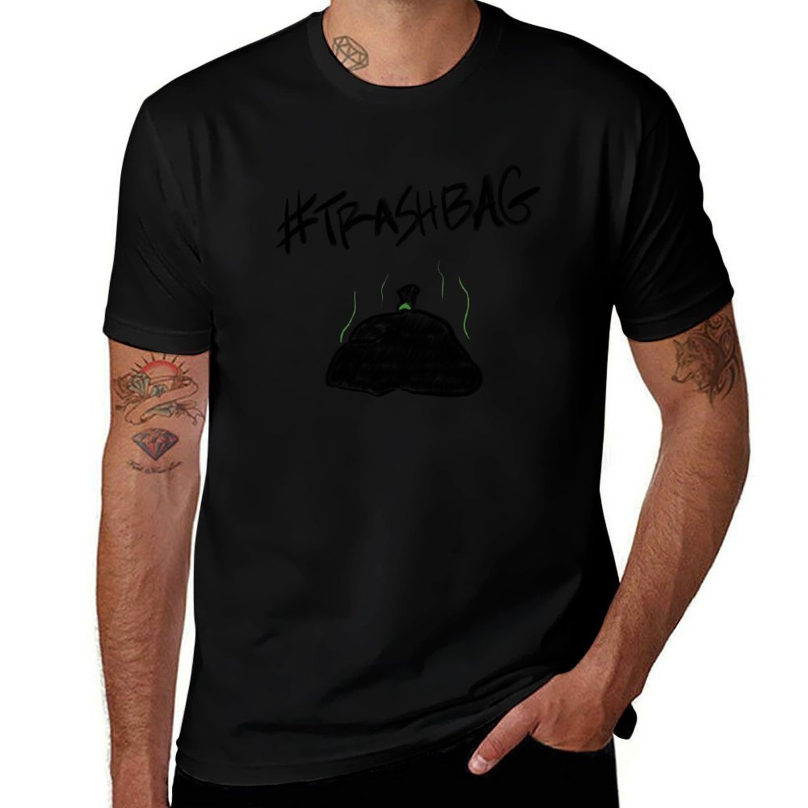 Hashtag Trashbag T-Shirt Fashi - đánh giá và giá Mens Fashion Hashtags