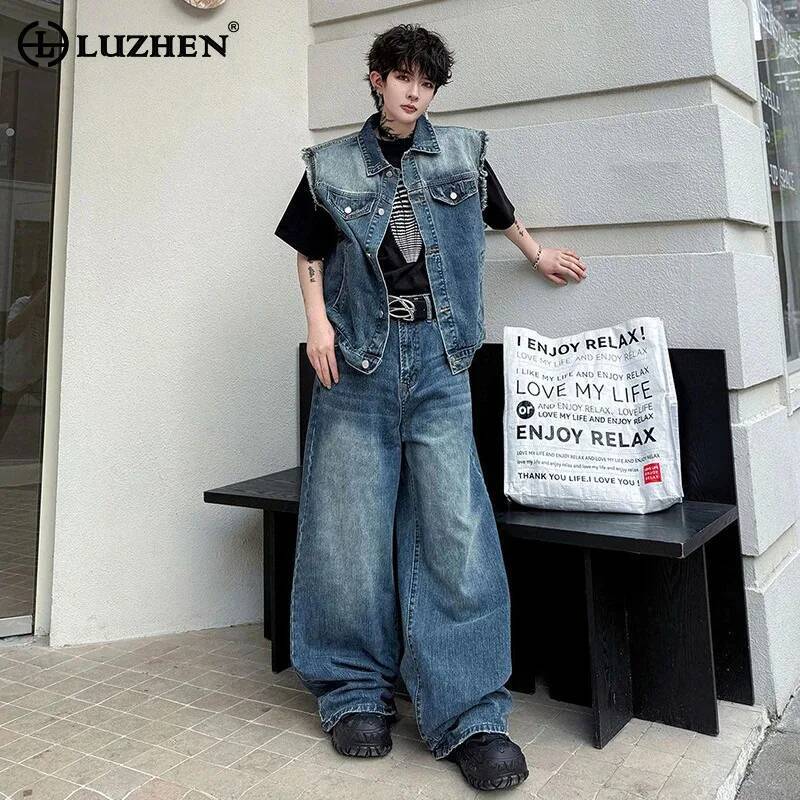 LUZHEN 2026 Summer Denim Two-p - đánh giá và giá Men'S Fashion For Summer 2026