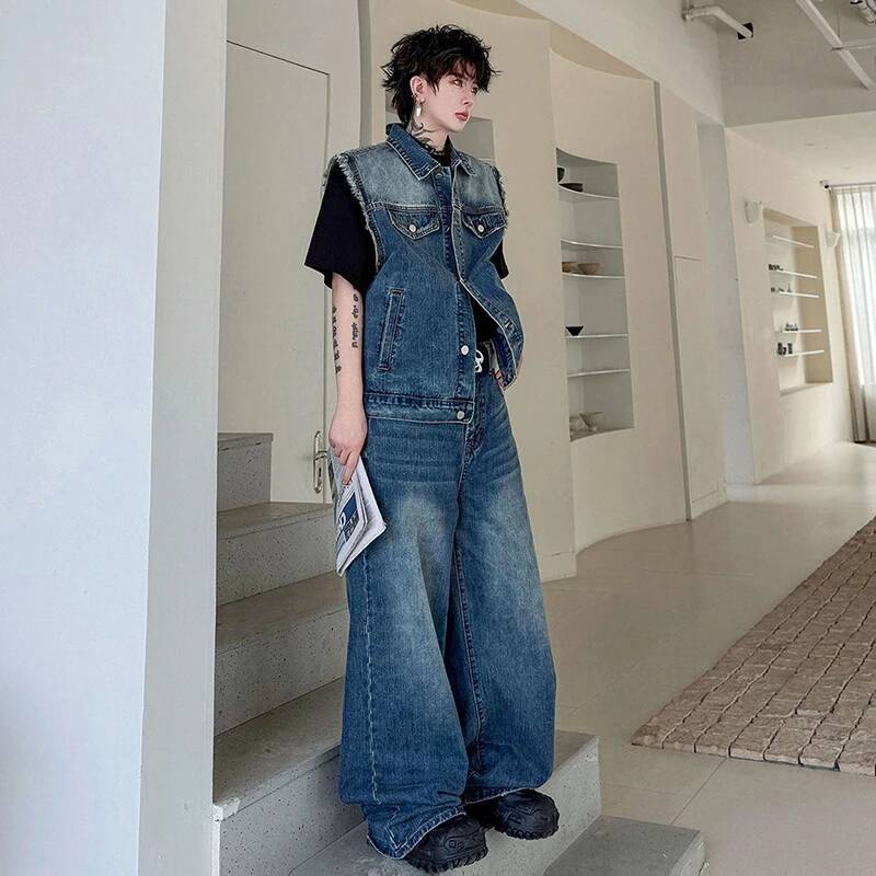 LUZHEN 2026 Summer Denim Two-p - đánh giá và giá Men'S Fashion For Summer 2026