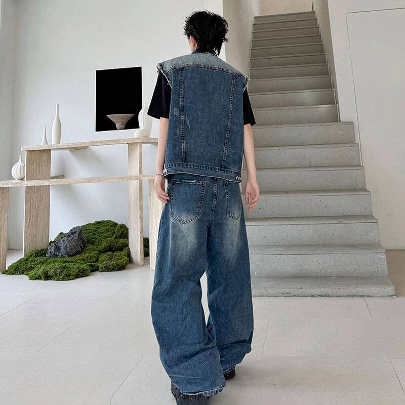 LUZHEN 2026 Summer Denim Two-p - đánh giá và giá Men'S Fashion For Summer 2026
