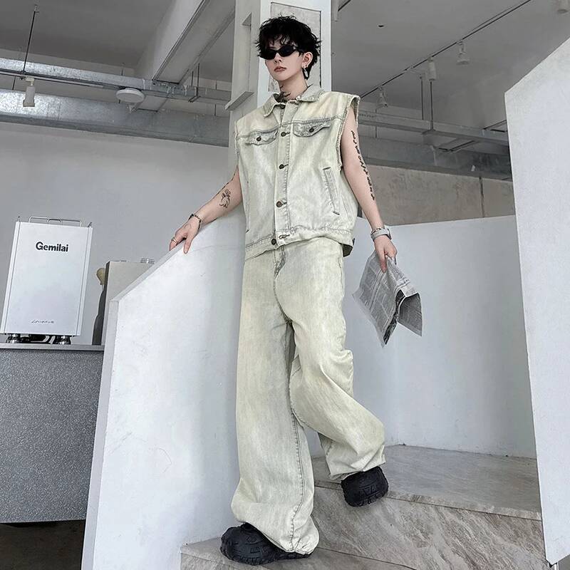 LUZHEN 2026 Summer Denim Two-p - đánh giá và giá Men'S Fashion For Summer 2026