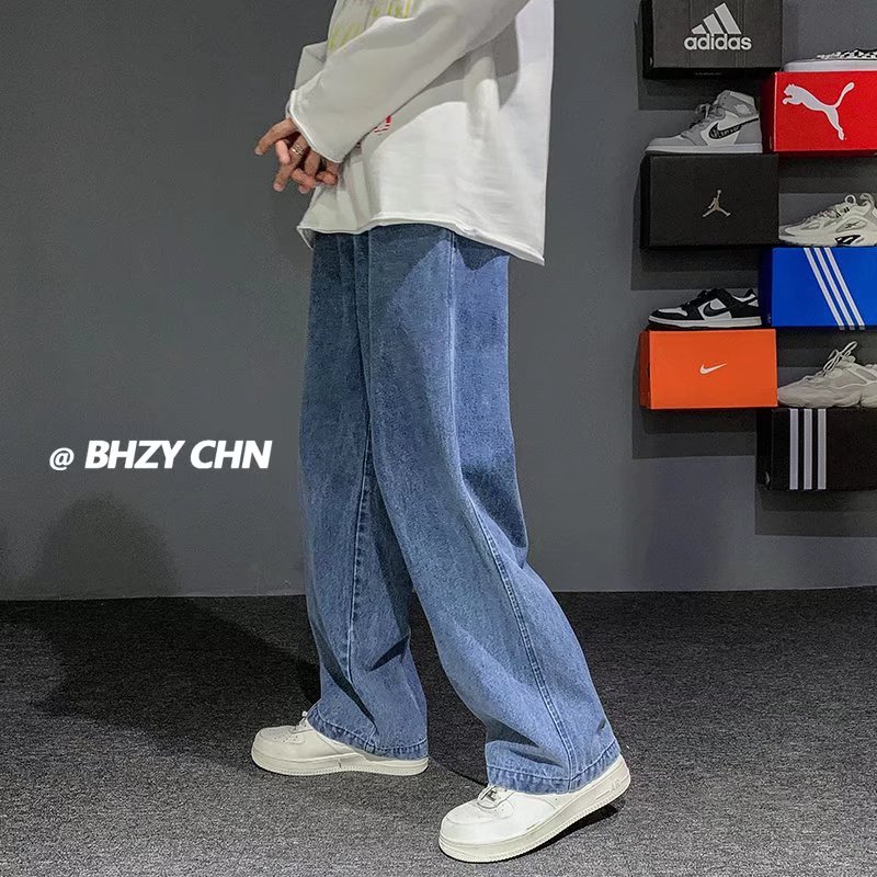 New Korean Fashion Men's Baggy - đánh giá và giá Men'S Fashion Grey Jeans