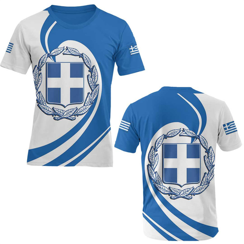Greece Flag Map 3d Printed T S - đánh giá và giá Men'S Fashion Greece