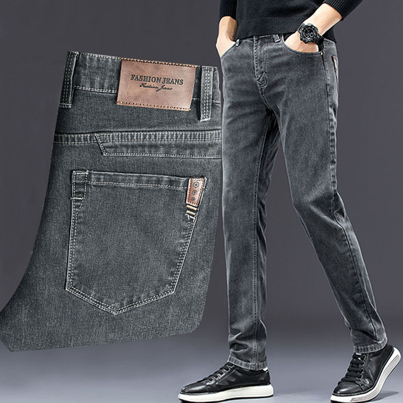 Nam Quần Tạo 2022 Thu Mới Nam  - đánh giá và giá Men'S Fashion Grey Jeans