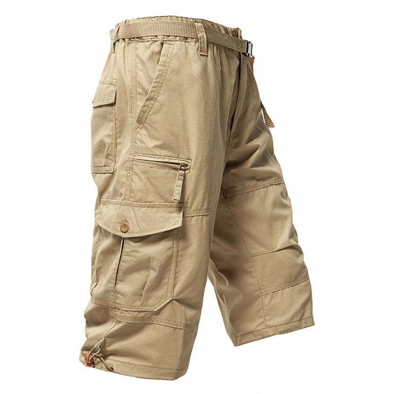 Men's Cotton 3/4 Pants Loose P - đánh giá và giá Mens Fashion Workwear