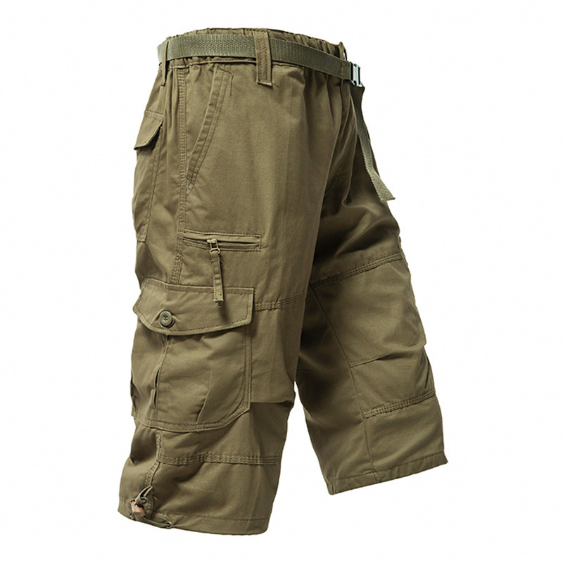Men's Cotton 3/4 Pants Loose P - đánh giá và giá Mens Fashion Workwear