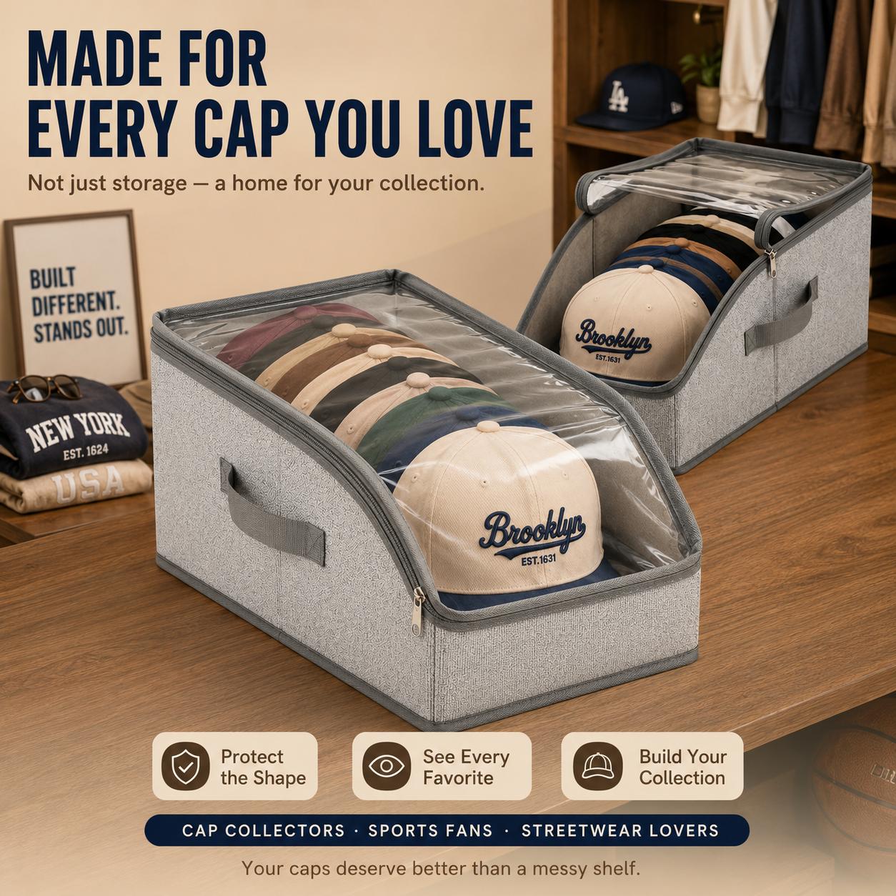 Baseball Cap Organizer Storage - đánh giá và giá Trucker Hat Cap