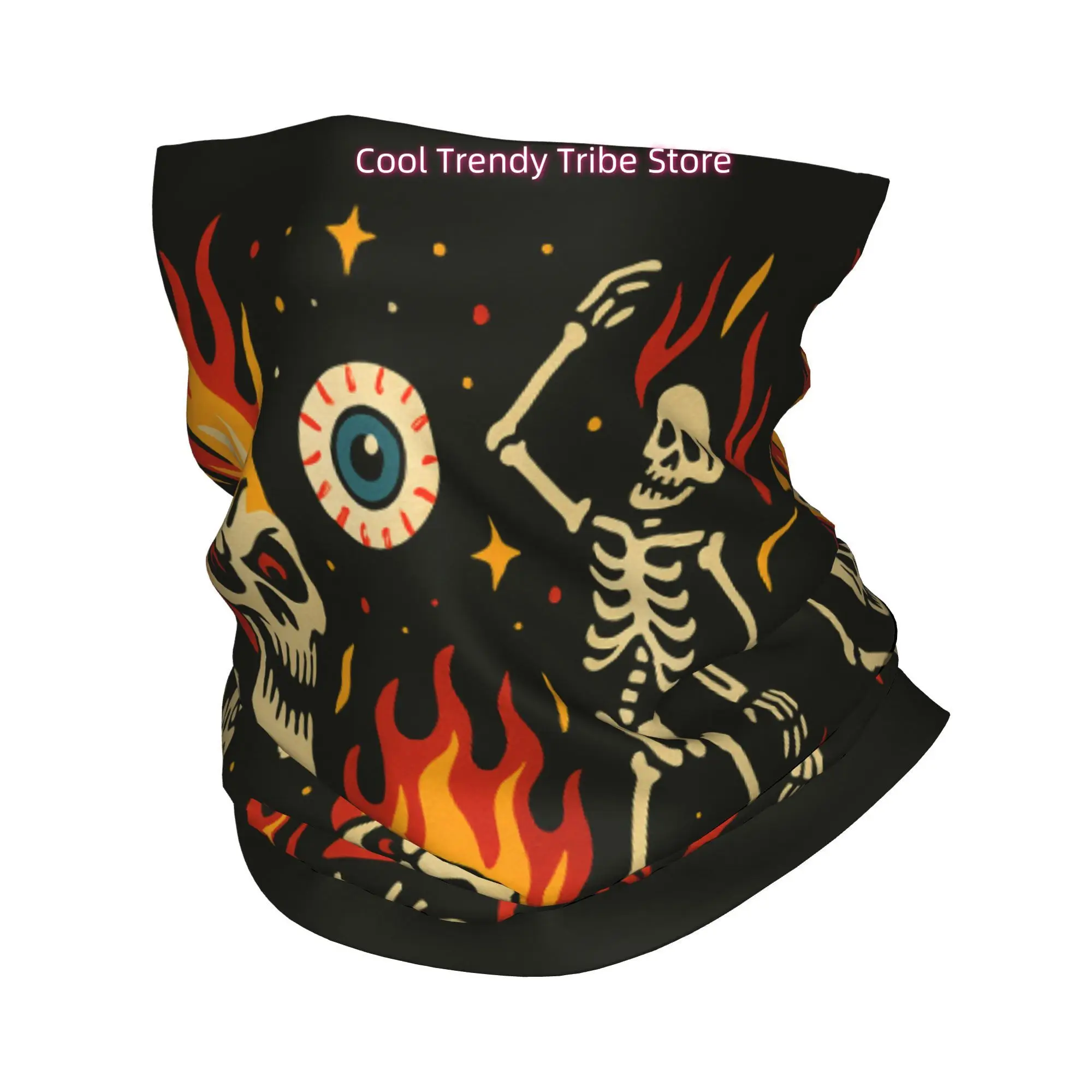 Flaming Skulls Hot Rod Vintage - đánh giá và giá Men'S Fashion Head Scarf