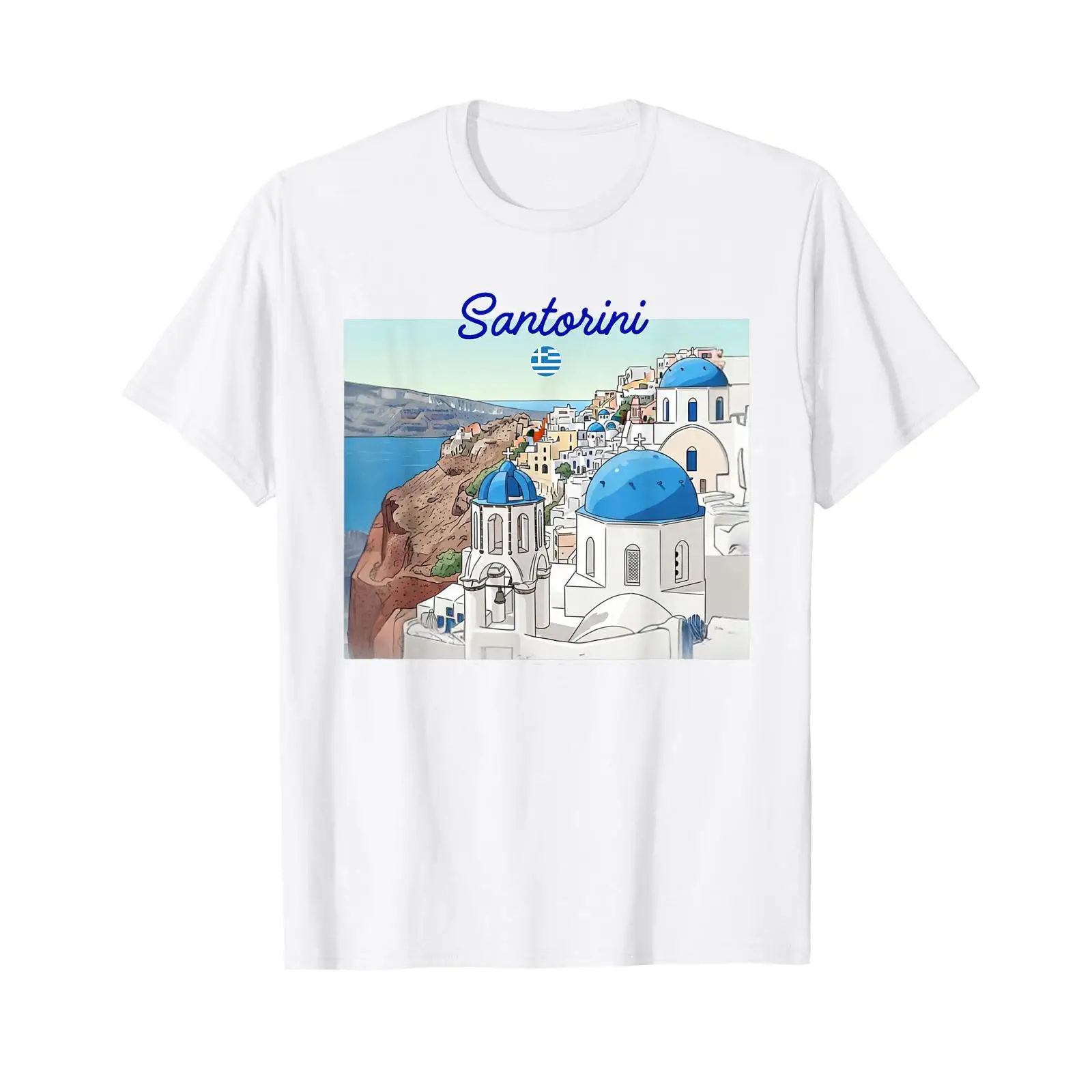 Santorini Greece Greek Flag Va - đánh giá và giá Men'S Fashion Greece