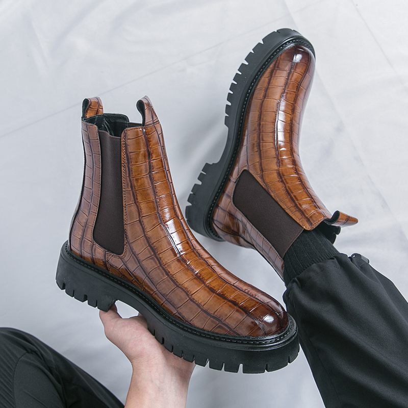 Autumn New High Top Chelsea Bo - đánh giá và giá Mens Fashion Workwear