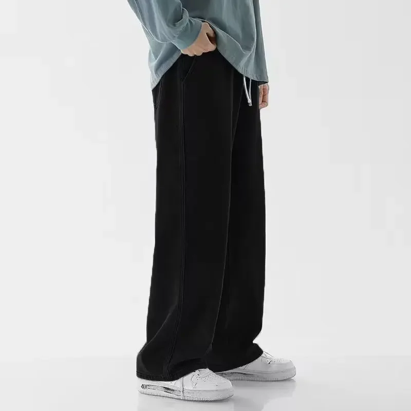Korean Style Streetwear New Fa - đánh giá và giá Men'S Fashion Grey Jeans