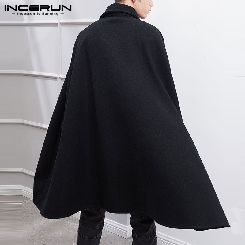 Fashion Men's Cloak Coats Lape - đánh giá và giá Mens Fashion Poncho