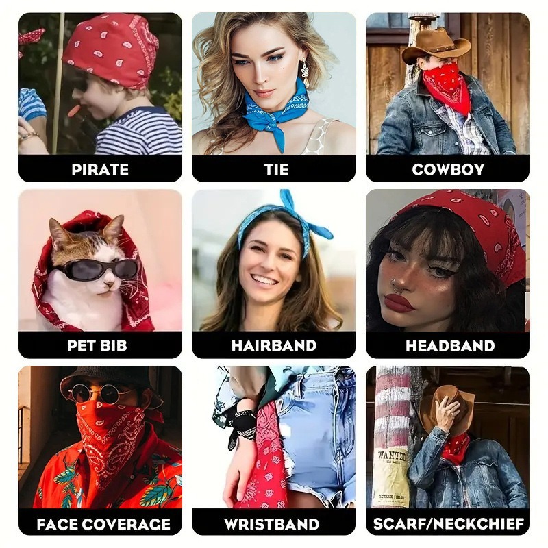 Unisex Men Women Bandana Hairb - đánh giá và giá Men'S Fashion Head Scarf