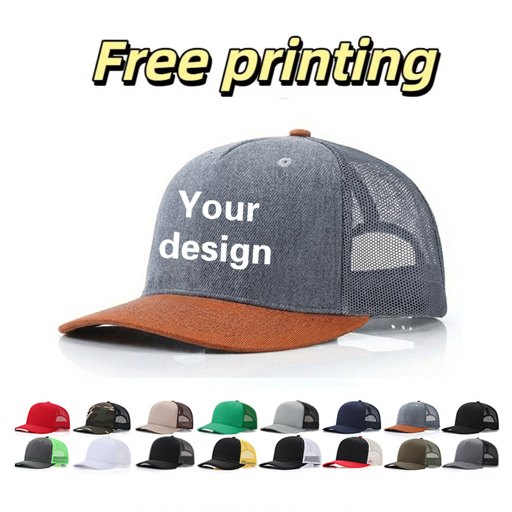 Custom Cap Print With Logo Per - đánh giá và giá Trucker Hat Cap