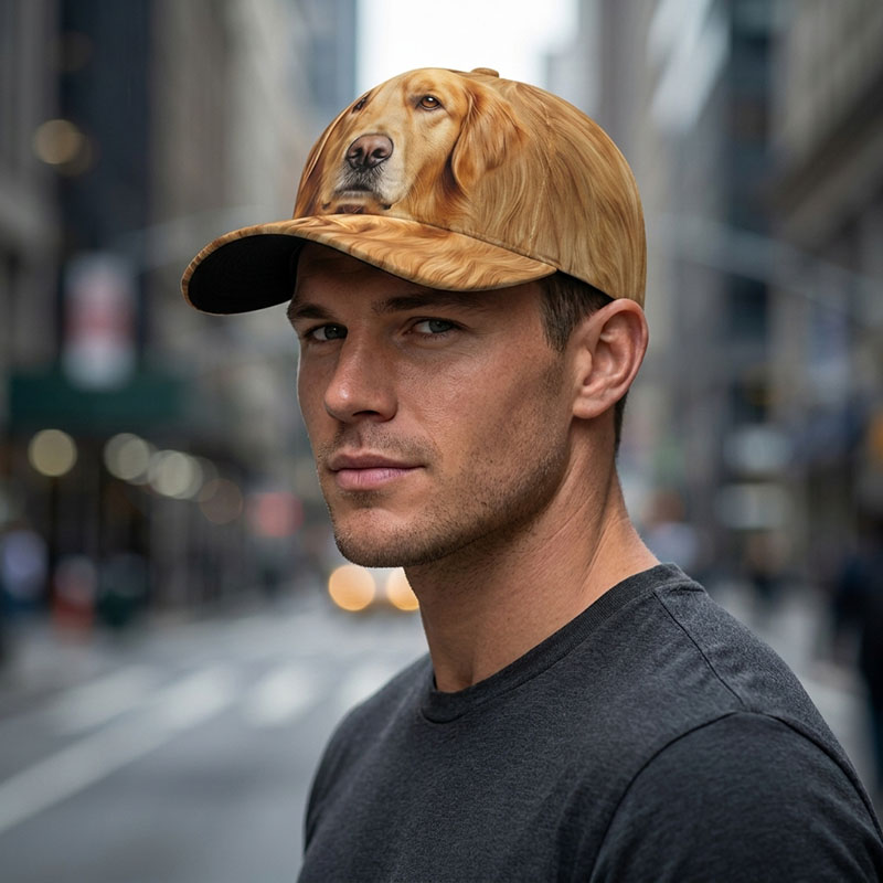 Golden Retriever Dog Baseball  - đánh giá và giá Trucker Hat Cap