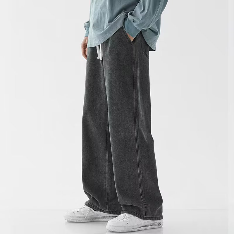 Korean Fashion Men's Baggy Jea - đánh giá và giá Men'S Fashion Grey Jeans