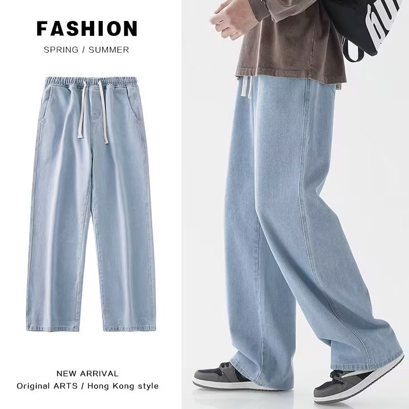 Korean Fashion Men's Baggy Jea - đánh giá và giá Men'S Fashion Grey Jeans