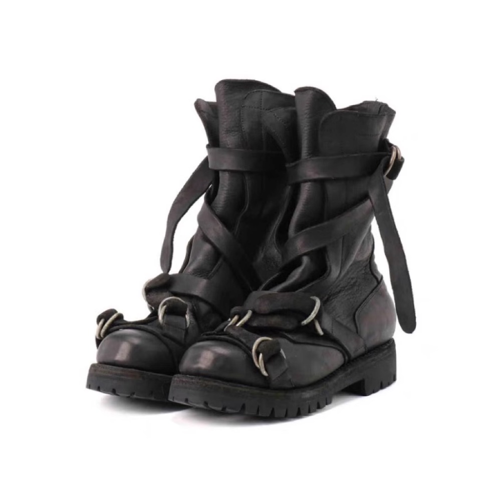 Men's Leather Motorcycle Boots - đánh giá và giá Belt Mens Fashion