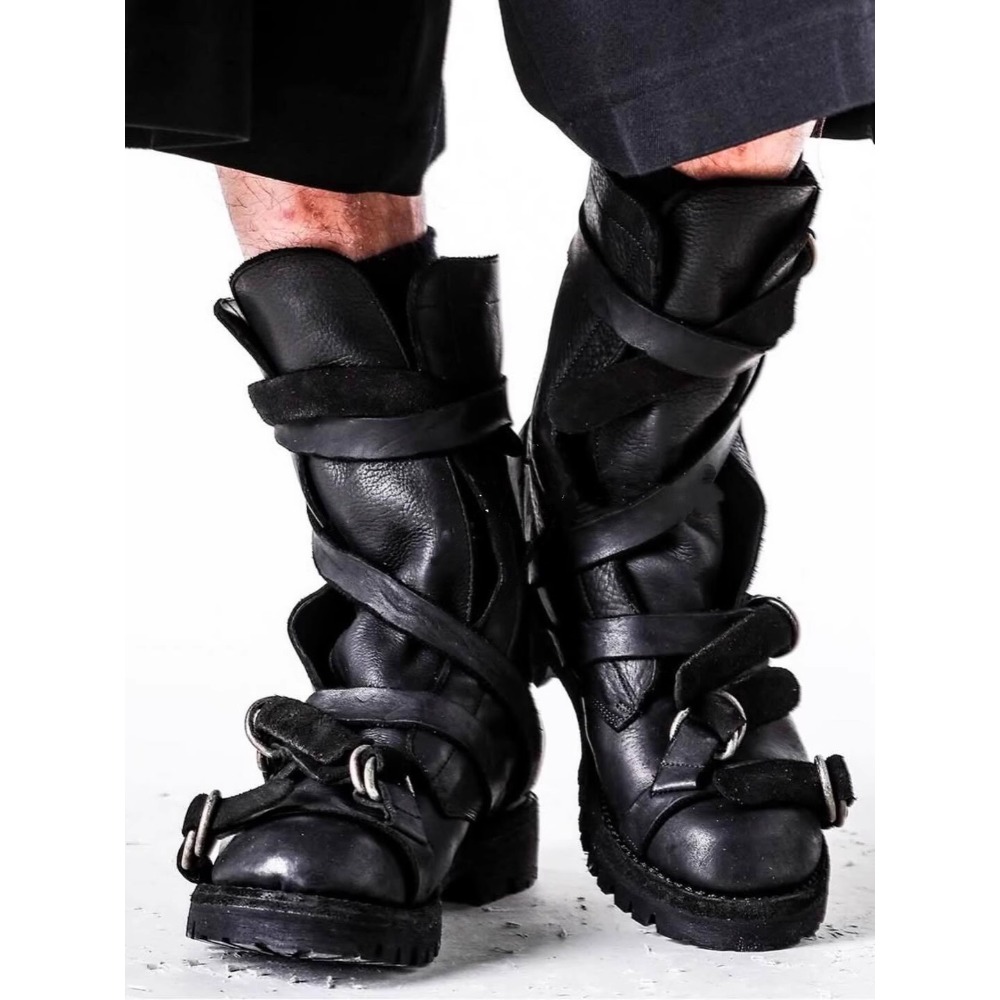 Men's Leather Motorcycle Boots - đánh giá và giá Belt Mens Fashion