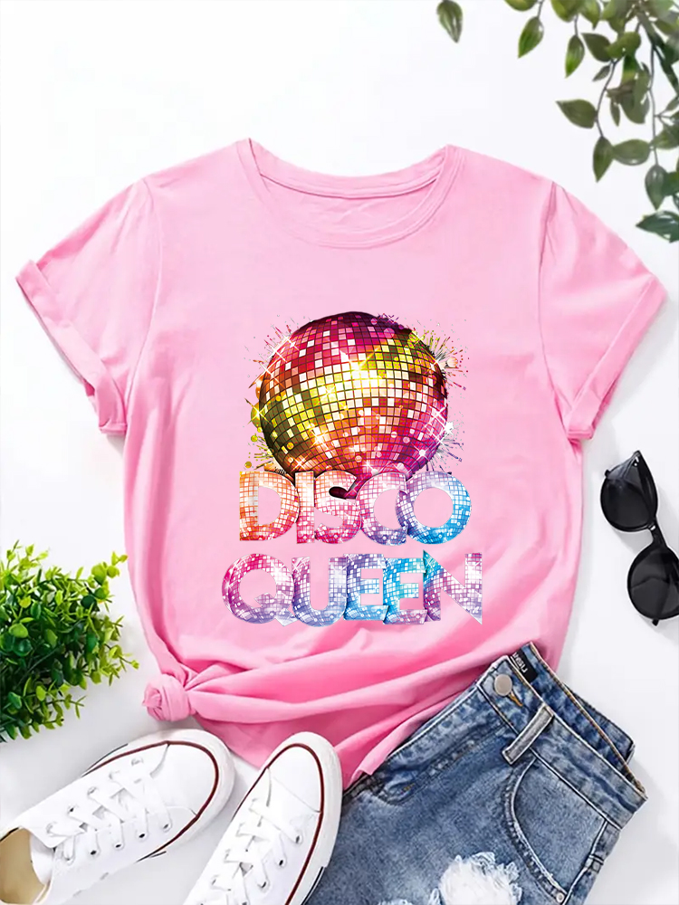 Women's Crew Neck T-Shirt, Ret - đánh giá và giá Men'S Fashion 70S